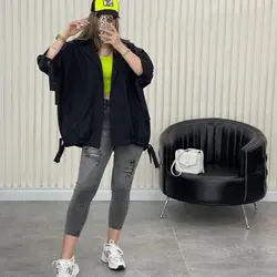 ۱۶۷ آستین حلقه و بندی کد 167 - مانتو بهزاد فر