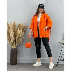 ۱۶۷ آستین حلقه و بندی کد 167 - مانتو بهزاد فر