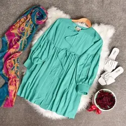 ۰۴۵ آستین فانوسی وال کد 045 - مانتو بهزاد فر