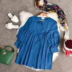 ۰۴۵ آستین فانوسی وال کد 045 - مانتو بهزاد فر