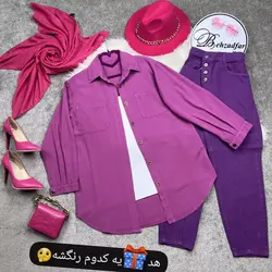 ۱۲۹ مانتو شومیز لنین کد 129 - مانتو بهزاد فر