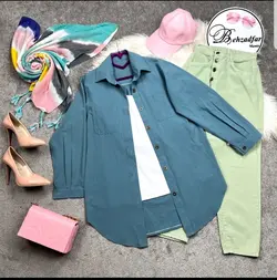 ۱۲۹ مانتو شومیز لنین کد 129 - مانتو بهزاد فر