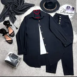 ۱۲۹ مانتو شومیز لنین کد 129 - مانتو بهزاد فر