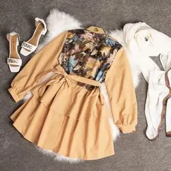 ۱۶۶ هاوایی ترکیبی کد 166 - مانتو بهزاد فر