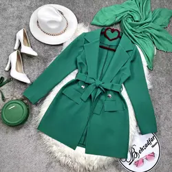 ۱۵۳ کت مازراتی کمربند دار کد 153 - مانتو بهزاد فر