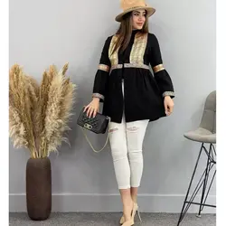 مانتو مجلسی پولک دوزی کد - مانتو بهزاد فر