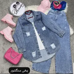 ۱۹۵ جین شومیزی کد 195 - مانتو بهزاد فر