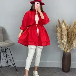 ۲۰۵ نازلی دو لایه و ژیله دار کد 205 - مانتو بهزاد فر