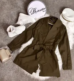 کتی بغل کمر کش - مانتو بهزاد فر