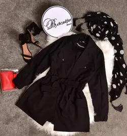 کتی بغل کمر کش - مانتو بهزاد فر