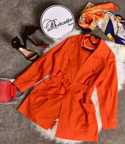 کتی بغل کمر کش - مانتو بهزاد فر