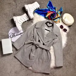 ۳۷۵ پالتو فوتر عروسکی دکمه دار کد 375 - مانتو بهزاد فر