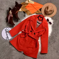 ۳۷۵ پالتو فوتر عروسکی دکمه دار کد 375 - مانتو بهزاد فر