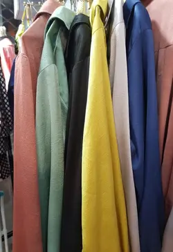 دو جیب برنوتی کد 076543 - مانتو بهزاد فر