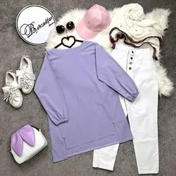 لنین جلو بسته کد 6549 - مانتو بهزاد فر