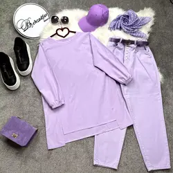 لنین جلو بسته کد 6549 - مانتو بهزاد فر