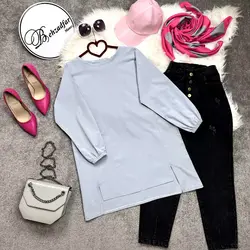 لنین جلو بسته کد 6549 - مانتو بهزاد فر