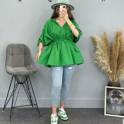 ۱۸۸ مانتو عروسکی کمرکش کد 188 - مانتو بهزاد فر