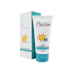 کرم ضد آفتاب کودک مدیسان پوست حساس _50میل_ SPF40