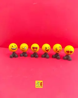 عروسک پولیشی خرس سینه قلبی دستمال گردن دار صورتی کد 120