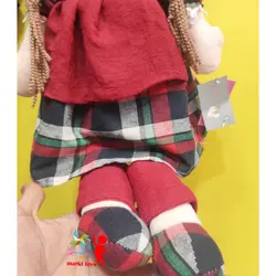 عروسک دختر ابرو کمون سایز بزرگ هدیه مناسب تولد کودکان دختر