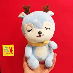 عروسک پولیشی گوزن خوابیده بسیار زیبا و رویایی مناسب سیسمونی نوزاد و چشم روشنی نوزاد