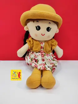 عروسک پولیشی دخترایرانی روژینا عروسک دخترانه قدی بقلی مناسب برای کادو دخترانه