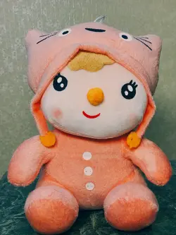 عروسک پولیشی نوزاد نشسته عروسک ایرانی باکیفیت خوب مناسب هدیه سیسمونی و تولد