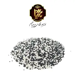 ترافل توپی مشکی سفید بسته 100 گرمی