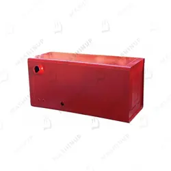 باک خالی گازوئیل چهارگوش 70*120 500 لیتری آلومینیومی