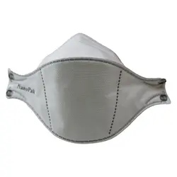 ماسک سه بعدی نانو الیاف بدون سوپاپ (N99) سایز S (مناسب بانوان) نانو پاک - ماسک تنفسی نانو پاک