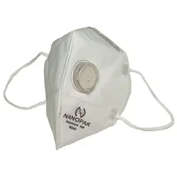 ماسک نانو الیاف سوپاپ دار N99 - ماسک تنفسی نانو پاک