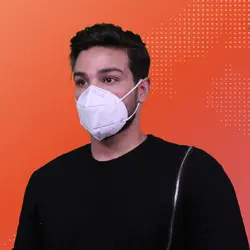 ماسک n99 بدون سوپاپ نانو الیاف بزرگسال - ماسک تنفسی نانو پاک