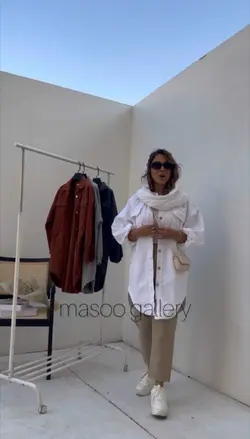 کت جین رنگی mah1167