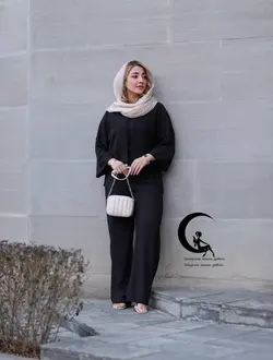 مانتو سه تیکه دانتل mah1460