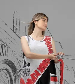 تاپ و دستمال گردن رها