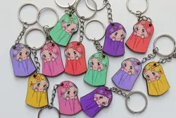 سرکلیدی دخترانه جنس ام دی اف فرشته کوچولو