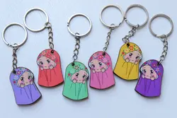 سرکلیدی دخترانه جنس ام دی اف فرشته کوچولو