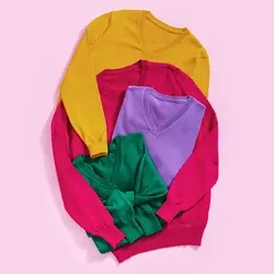 بلوز بافت ساده کد 705242