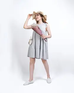 پیراهن کوتاه زنانه 901013 - فروشگاه ملی