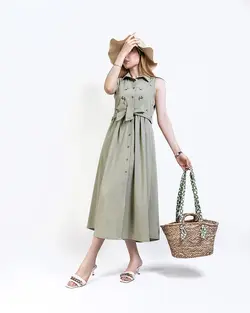 پیراهن بلند شیک 905023 - فروشگاه ملی