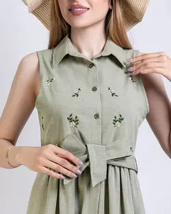 پیراهن بلند شیک 905023 - فروشگاه ملی