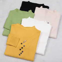 بلوز بافت جلو دکمه