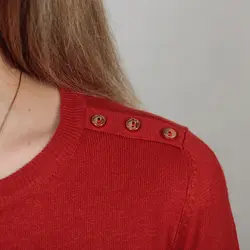 بلوز بافت وارداتی سرشانه دکمه - فروشگاه ملی