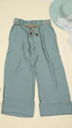 شلوار بابوس کمربند کنفی