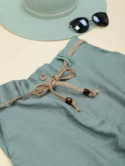 شلوار بابوس کمربند کنفی