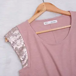 تاپ راحتی آستین پولک 9614