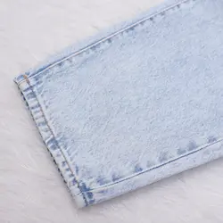 شلوار مام استایل جین وارداتی 95036