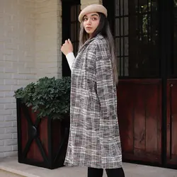 کت پاییزه چهارخونه بلند - فروشگاه ملی