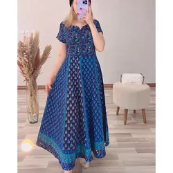 پیراهن زنانه نخی کد 2073 - فروشگاه ملی